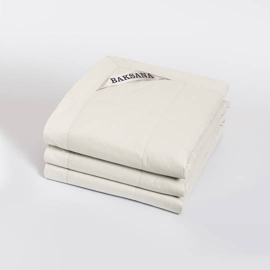 Baksana | Luxury Espresso Blanket | Alabaster
